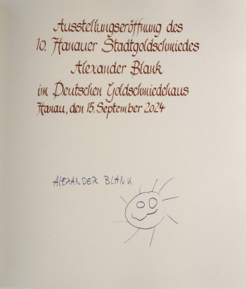 Goldene Buch Alexander Blank Stadtgoldschmied 32