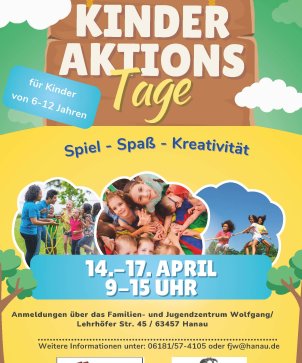 Kinder Aktions Tage Ostern 2025 Plakat